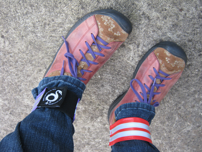 leg straps for biking
