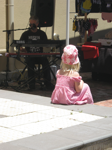 girl in pink