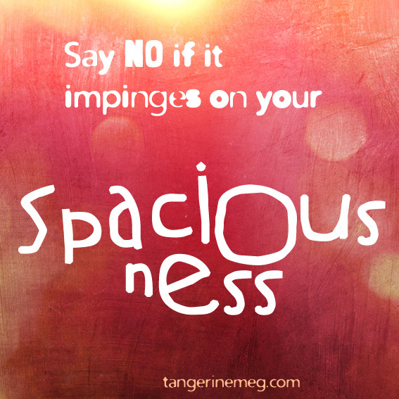 Red Spaciousness