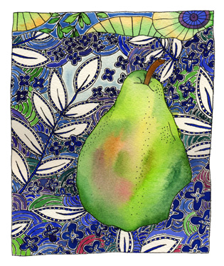 tangerinemeg_pear-on-pattern_315