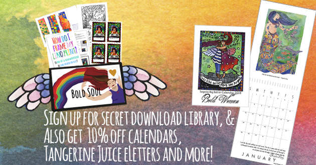 sign up for [Tangerine Treasury] 10% off calendars and more