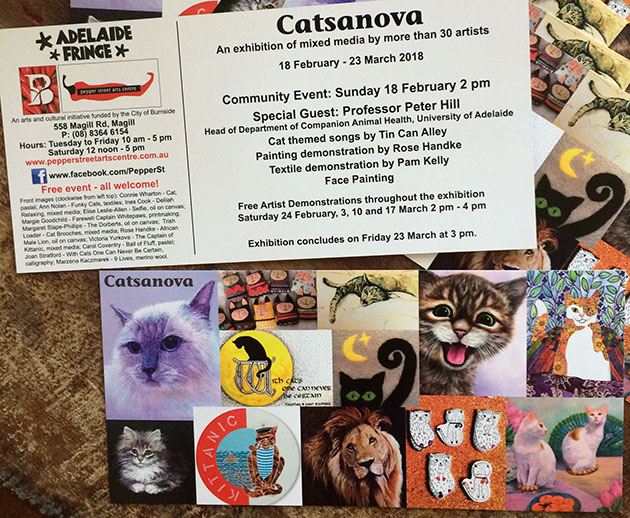 Catsanova Invitation Adelaide Fringe 2018